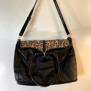 Steve Madden faux leather Weekender Bag